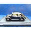 VOLKSWAGEN VW Käfer 1200 Brezel Export 1951 schwarz 1:43  Minichamps