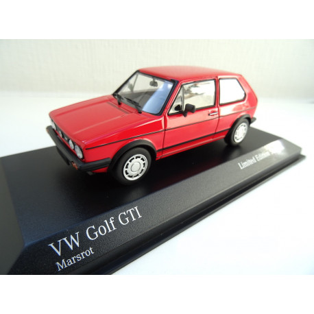 VOLKSWAGEN VW Golf 1 GTI Pirelli from Minichamps 1:43 red NEW 943055173