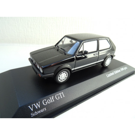 VOLKSWAGEN VW Golf 1 GTI Pirelli from Minichamps 1:43 black NEW 943055174