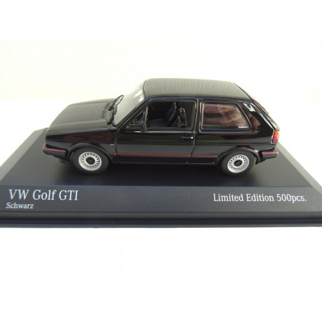 VOLKSWAGEN VW Golf 2 GTI from Minichamps 1:43 black NEW 943054123