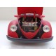 VW Beetle 1959 Custom Chrome Fuchs Wheels flame style matt red 1:24