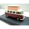VOLKSWAGEN VW T1 Bus Camper Schuco 1:43 red-white  450354400 Limited 750 pc..