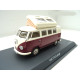 VOLKSWAGEN VW T1 Bus Camper Schuco 1:43 red-white  450354400 Limited 750 pc..