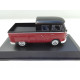 VOLKSWAGEN VW T1 bus double cabin from NOREV iin red / black 1:43 840218