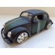 VW Beetle 1959 Custom Chrome Fuchs Wheels flame style matt black 1:24