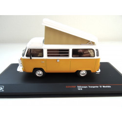 VOLKSWAGEN VW T2 b Camper from IXO orange in 1:43 CLC422NSP