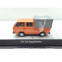 VOLKSWAGEN VW T3 a double cab orange 1:43 from Premium Classixxs 11525
