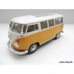 VW T1 Bus 1963 yellow / white 1:24