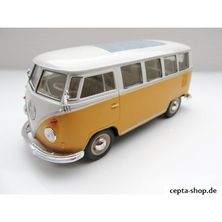 VW T1 Bus 1963 gelb/weiss 1:24