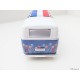 VW T1 Samba Bus with Holland tulips decorative folding roof blue-red-white 1:24