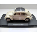 VOLKSWAGEN VW Käfer 1200 Brezel Modellauto 1950 in 1:18 von Welly beige NEU 18040W