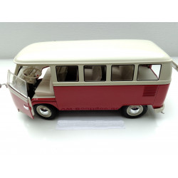 VOLKSWAGEN VW T1 Bus 1963 red/white 1:18 from Welly NEW 18054W