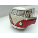 VOLKSWAGEN VW T1 Bus 1963 red/white 1:18 from Welly NEW 18054W