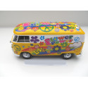 VOLKSWAGEN VW T1 Bus Flower Power Motormax 1:24 79575 NEW