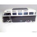 VW T1 Bus Samba sun roof chrome wheels Lowrider black 1:24