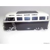 VW T1 Bus Samba sun roof chrome wheels Lowrider black 1:24