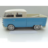 VOLKSWAGEN VW T1 Bus double cabin blue/white Motormax 1:24 79343 NEW
