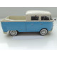 VOLKSWAGEN VW T1 Bus double cabin blue/white Motormax 1:24 79343 NEW