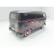 VOLKSWAGEN VW T1 Bus Transporter black flames Motormax 1:24 79567 NEW
