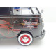 VOLKSWAGEN VW T1 Bus Transporter black flames Motormax 1:24 79567 NEW