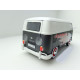 VOLKSWAGEN VW T1 Bus Transporter black white flames Motormax 1:24 79566 NEW