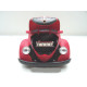 VOLKSWAGEN VW Beetle by JADA in 1:24 mat red, whitewall tires, flames 91697