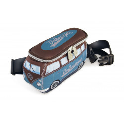 VOLKSWAGEN VW T1 BUS 3D NEOPRENE WAIST BAG - petrol/brown T2 T3 T4 T5 T6