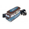 VOLKSWAGEN VW T1 BUS 3D NEOPRENE WAIST BAG - petrol/brown T2 T3 T4 T5 T6
