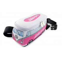 VOLKSWAGEN VW T1 BUS 3D NEOPRENE WAIST BAG - pink T2 T3 T4 T5 T6
