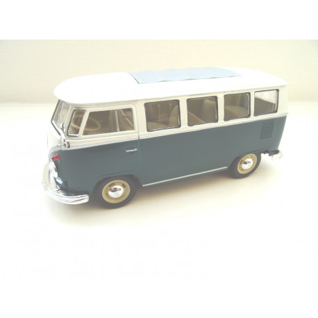 VOLKSWAGEN VW T1 Bus Modellauto in 1:24 von Welly grün NEU 12203  Neu
