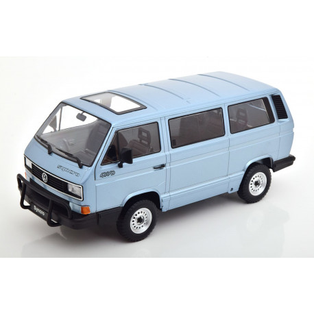VOLKSWAGEN VW T3 b Bus Syncro MODELCAR 1:18 KK Scale KKDC180964 lightblue NEW