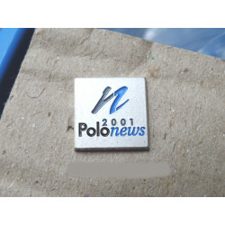 VOLKSWAGEN VW Pin Polo News 2001, very rare !!!