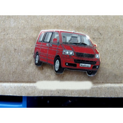 VOLKSWAGEN VW Pin T5 Multivan red, very rare !!!