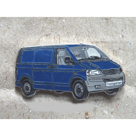 VOLKSWAGEN VW Pin T5 Transporter front blue, very rare !!!