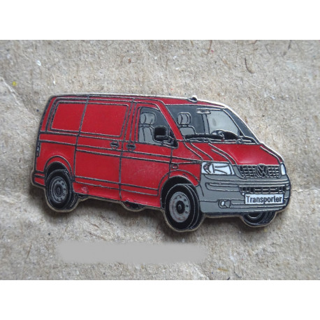 VOLKSWAGEN VW Pin T5 Transporter front red, very rare !!!