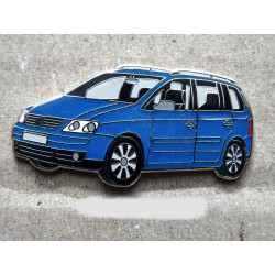 VOLKSWAGEN VW Pin Touran front blue, very rare !!!