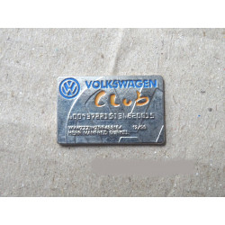 VOLKSWAGEN VW Pin VW Club with VW Logo, very rare !!!