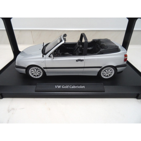 VOLKSWAGEN VW Golf 3 Cabrio Modellauto von NOREV in 1:18 silber NEU 188468