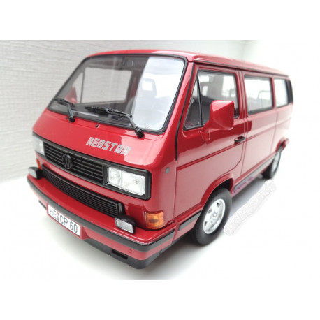 Volkswagen VW T3 b Bus Multivan Redstar in 1:18 Norev 188542  NEW