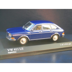 VOLKSWAGEN VW 411 LE 1969 sapphire blue Minichamps