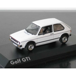 VOLKSWAGEN VW Golf 1 GTI Modellauto 2-Türig weiss 1:43 von NOREV