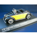 VW Beetle Convertible Hebmüller 1949 black / yellow 1:43