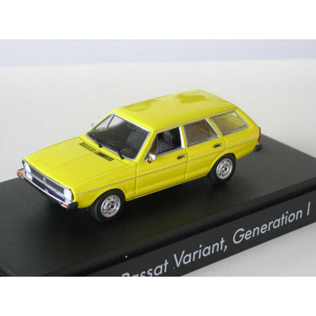 VOLKSWAGEN VW Passat Variant B1 Modellauto 1975 gelb 1:43 von Minichamps