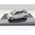 VW New Beetle Cabrio open silver 1:43