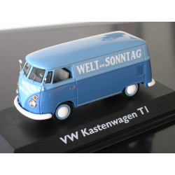 VW T1 bus with "Welt am Sonntag" Advertising 1:43