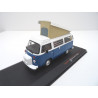 VOLKSWAGEN VW T2 b Camper from IXO blue in 1:43 CLC502N.22