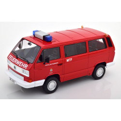 VOLKSWAGEN VW T3 b Bus Syncro Fire Brigade Münster 1:18 KK Scale KKDC180966