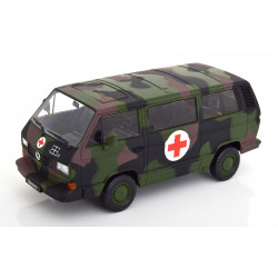 VOLKSWAGEN VW T3 b Bus Syncro Bundeswehr model car 1:18 KK Scale KKDC180969S