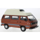 VOLKSWAGEN VW T3 Bus Camper Modellauto Motormax 1:24 braun 79594 NEU