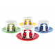 VOLKSWAGEN VW Beetle espresso cups set of 4 100ml front / 4 colours Multivan